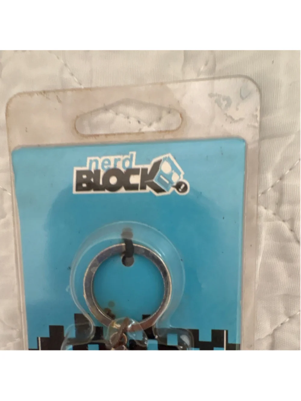 Nerd Block Nickel Plated Zinc Gun Keychain Detachable Keyring Military Theme